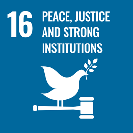 16. Peace and justice for all